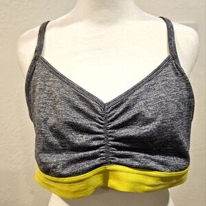 Old Navy Sports Bra Gray XL EUC